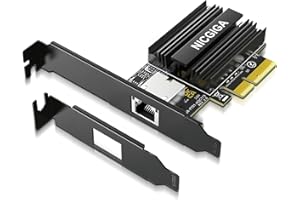 10G Base-T PCI-e Network Card, Marvell AQC113 Controller, NICGIGA 10Gb Ethernet Adapter Support WOL, 10Gbe RJ45 Port NIC Card, Windows10/11/Windows Server/Linux