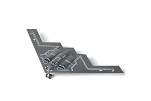 SEBUNAS 1/200 Scala B-2 Spirit Aereo Militare Giocattolo Modello di Costruzione Rapida USAF Stealth Strategico Pesante Bombardiere Kit Modello di Aereo in Plastica da Costruire Regalo (20 Pezzi)
