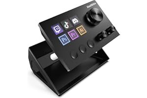 KOOLSHIRO Stream Control Deck, Studio Controller - 6 Macro Keys, Streaming Keyboard, trigger actions in apps and software like OBS,Twitch,YouTube for Live Streaming and Gaming