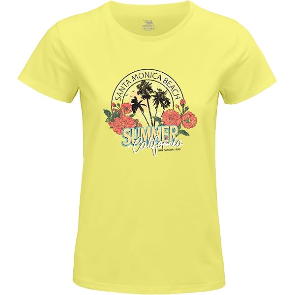 REPUBLIC OF CALIFORNIA T-Shirt Donna 'Raclette Is My Religion' Rosa, Taglia L, Ufficiale