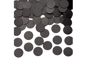 Baker Ross AR835 Discos Magnéticos Autoadhesivos grandes de 25 mm (Pack de 100) para Manualidades Infantiles, Negro