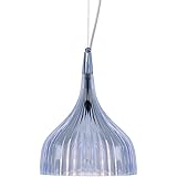 Kartell E' Lampada a Sospensione E14, Azzurro, 13.5ⵁx14.5 cm