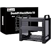 GeeekPi 4U Server Cabinet, 10 Inch Network Rack for Servers, Network, A/V Equipment, DeskPi RackMate T0 Rack Mount Cabinet (B