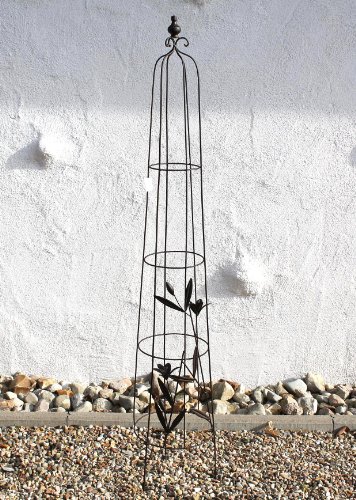 DanDiBo Rankhilfe 130486 XL Rankpyramide 154 cm Kletterhilfe Rankgitter Bodenstecker Zaun - 2