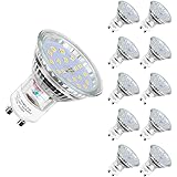 GU10 LED Warmweiss | LED GU10 lampe | Warmweiß 2700 Kelvin | 600 Lumen | LED ReflektorLampe | led Birnen | 5W ersetzt 60W Wat