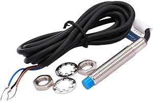 Taiss / 1 Stück LJ8A3-2-Z/AX-5V M8 2 mm Sensing DC 5 V NPN NC Prusa i3 MK2 3D-Drucker Zylinder induktiver Näherungssensorschalter Arbeitsspannung 5 V DC speziell für MCU