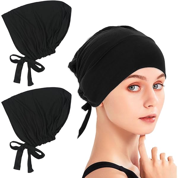 PHOGARY 2 Pièces Femmes Hijab Undercap, Musulman Islamique Sous Hijab