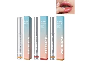WUWUSU Matita per contorno labbra, sfoderabile, Lip liner peel off,Matita Per Labbra Rimovibile, lip liner tattoo per labbra,5ml (3 pezzi, 1)