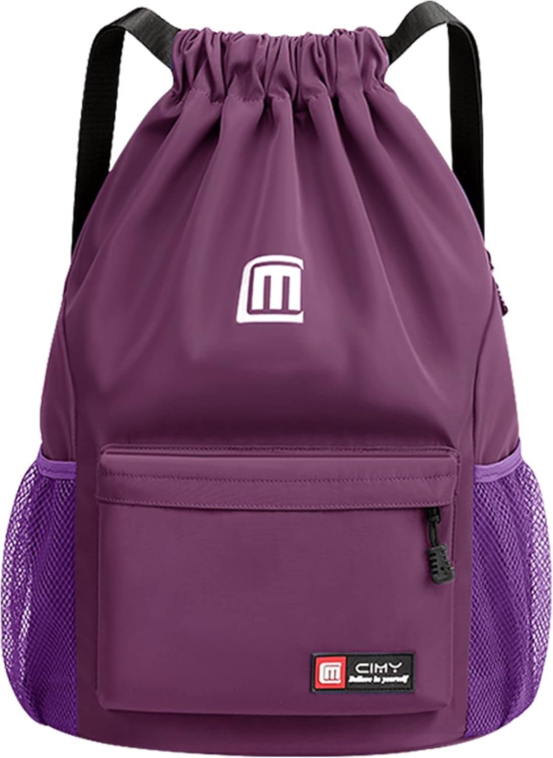 Eucomir Mochilas De Cuerdas, Mochila Deporte Mochila Gym De Malla Agua, Bolsa De Cordón Impermeable De Nylon Bolsa De Gimnasio Cordón