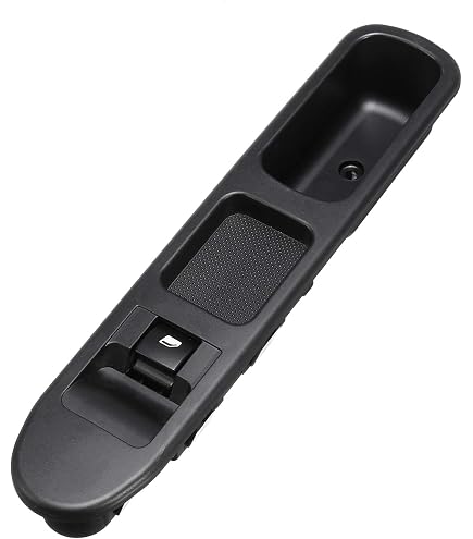 Front Left Window Control Knob/Lever For Peugeot 207 & Citroen C3 - OEM Part 6554.QC, Black