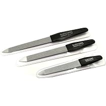 6 Stück Mini-Schwert-Nagelfeilen – Doppelseitig, Aus Edelstahl, Mit Griff