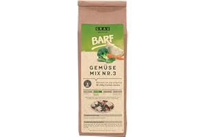 GRAU – El Original – Mezcla de verdura deshidratada para menús Barf para Perros - Mezcla de Verduras «Mezcla n.º 3», Pack Individual (1 x 150 g), alimento complementario para Perros