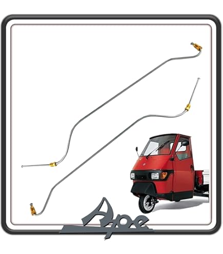 Tubo Freni Posteriore Destro Per Ape 50 - Originale E Pronto All'Uso - Foto 2