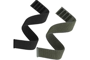 OTOPO 22 mm Loop nylonowy pasek do zegarka Fenix 6/Fenix 5 / Fenix 7 / EPIX 2, ultralekki, szybkoschnący pasek do zegarka Garmin Forerunner 955