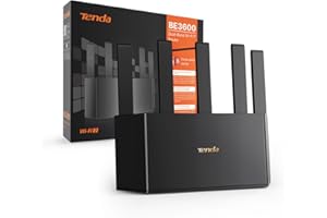 [Nuevo] Tenda RE3L Wi-Fi 7 Router BE3600 de Doble Banda, WiFi Mesh, 3 x Puertos Gigabit WAN/LAN, 5 Antenas Verticales, 4K-QAM, MLO, NFC, VPN, WPA3, App Control