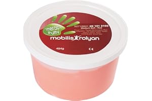 Rolyan Therapy Putty for Physical Therapeutic Hand Exercises, Flexible Putty for Finger and Hand Recovery and Rehabilitation, Strength Training, Occupational Therapy, 1 x 454kg, Medium Soft, Red