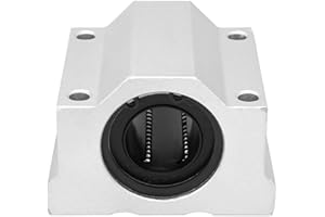 Fafeicy SC25UU 25mm Linear Motion Kugellager-Gleitblock, CNC-Lineareinheit aus Aluminiumlegierung, Linear Motion Slider für Hochgeschwindigkeits-Stummschaltungsgeräte, Baumaschinen und Getriebe