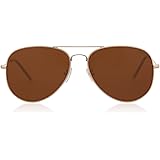SOJOS Occhiali da sole 2018 Uomo Polarizzati Vintage Vogue Specchiati Montatura in Metallo Protezione UV SJ1054