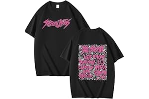 MAISLEY Stray Kids T-Shirt StrayKids Cotton Blouse Unisex Domin ATE Tshirt Bang Chan Chanbin Lee Know Hyunjin Han Felix Seungmin I.N Fans Round Neck Looser Short Sleeve Top