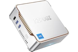 NiPoGi Mini PC Intel Alder Lake N97(hasta 3.6GHz) 16GB DDR4/512GB M.2 SSD(MAX 2TB) GK3PLUS Mini Ordenadores de Sobremesa 4K@60Hz Triple Display/WiFi 6/BT5.2/RJ45/Mini Computadora para Negocios/Escuela