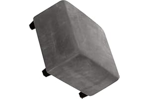 AQIGR Copri Pouf Quadrati Elasticizzato Velluto Copri ottomano Quadrato Copri Sgabello Fodere coprisgabello Poggiapiedi Quadrato Copri Sgabello Fodera (Color : Gray, Size : 60x60cm)