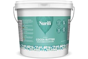1KG Cocoa Butter by Nurifi - Unrefined - 100% Pure, Raw & Natural