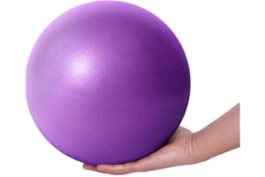 Fresion Gymnastikball Kleiner Pilates-Ball 25cm Yoga Ball Baby Soft & Rutschfester Gymnastikball Weicher Ball Fitnessball Klein für Yoga Zuhause Büro Sitzball