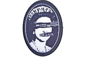 Rock Off officially licensed products The Sex Pistols Patch God Save The Queen Band Logo Nouveau Officiel