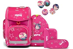 ergobag cubo Set ergonomischer Schulrucksack Klassisch 6-teilig 1. Klasse Grundschule