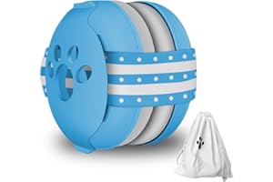 MYETASSER Ear Protection for Babies up to 36 Months - 25 dB - Baby Noise Protection Headphones Prevents Hearing Damage and Improves Sleep on the Go - Adjustable Headband