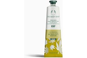 The Body Shop Hemp Hand Protector (1x 30ml), Intensive Hand Cream for Very Dry Hands, 96hr Heavy-Duty Moisture, Non-Greasy Vegan Hand Moisturiser with Hemp Seed Oil