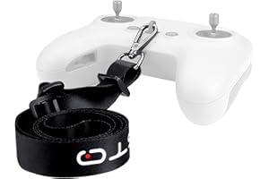 Hensych Regolabile Cordino universale per FPV Combo Cinghia per telecomando Cinturino per il collo Corda sospesa Cordino fibbia per PFV Combo (Fibbia singola sottile)