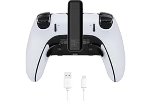 AMAZEAR PS5 DualSense Edge Controller Battery Pack,3500mAh Fast Charging, Portable Wireless Charger - Rechargeable Battery Pack for PlayStation5 DualSense Edge Controller, Extra Battery Life, Ps5 Accessories