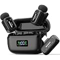 NEEWER Mini Microphone Cravate KM19 Compatible avec iPhone 17 16 15, Noir | Micro Cravate sans Fil avec Réduction de Bruit, avec App,Autonomie de 30h,Portée de 100m,Compatible avec iPhone Android & PC