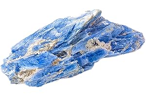 RJINGSHI Raw Kyanite Crystal Stone Natural Rough Gemstone Unpolished Healing Crystal Specimen Spiritual for Polishing, Sanding, DIY, Decor, Reiki, Collection, Crafts (1.5-2 inches)