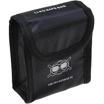YINETTECH LiPo Akku Safe Tasche – Feuerfest, Für DJI FPV Goggles V2