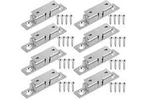 Gativs Kugelschnäpper 8 Stück Doppelkugelschnäpper Kugelschnäpper Tür Türschnäpper 50mm Möbelschnäpper Doppel Kugelschnäpper Türschapper Möbel-Schnapper mit 32 Schrauben für Küche Schranktüren