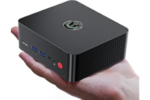 TRIGKEY Mini PC Intel i5-12450H (jusqu'à 4,4 GHz, 8C/12T), 16 Go de RAM DDR4 + 500 Go de ROM SSD PCIe 4.0 M.2 2280, 12e génération Mini PC de Bureau 1,2 GHz Intel UHD Graphics 48EUs WiFi 6/BT5.2