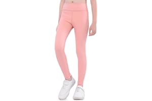 FILOWA Leggings Mädchen Kinder Hoch Tailliert Yogahose Baumwolle Sportleggings Stretch Länge Hosen Multicolour Gymnastikhose Casual Jogging Sporthose Frühling Herbst Activewear für Teenager Gr.110-152