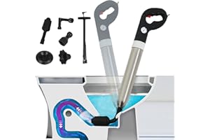 NIC IS COCNG Desatascador de inodoro a presión, bomba de émbolo de inodoro a presión, émbolo de inodoro, desatascar fregaderos de cocina y baños