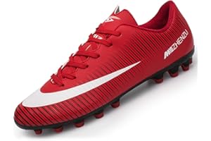 BOTEMAN Botas de Fútbol para Hombre Spike Zapatos de Fútbol Aire Libre Profesionales Atletismo Deporte Zapatillas de Fútbol Training