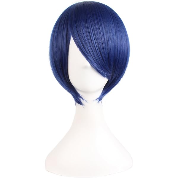 Morticia Kurze Bob-Perücke Mit Pony - Hitzebeständig - Braun - Perfekt Für Party & Alltag