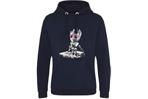 UKPrintwear DJ Baby Groot Unisex Screen Printed Hoody
