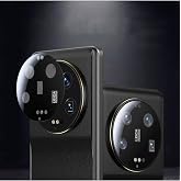 CONSTRAIN Xiaomi Mi 13 Ultra İle UyumluSiyah &Ccedil;er&ccedil;eveli Kamera Lens Koruyucu Cam 3D, Kamera