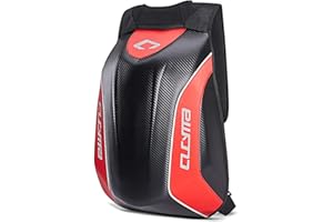 Zaino moto conchiglia rigida Bagtecs Carbon 30 Litri Volume rosso