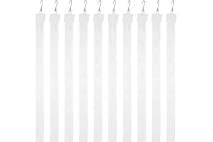 ULTECHNOVO Retail Display Strip - 20 pcs Hanging Display Rack with 8 Clips - Merchandising Strip with Header Hanging Merchandising Clip for Chips Snacks Candy, Length: 50cm