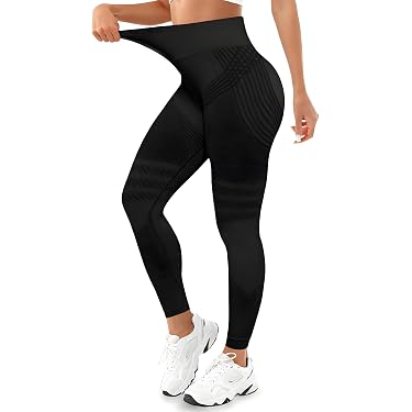 Leggings Donna Ambrogio Active Training - Vita Alta Maglia Mesh - Nero - Nuovi Con Etichette - Foto 6