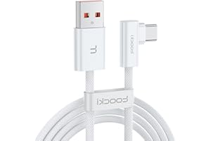 toocki Kabel USB C 2M, kabel szybkiego ładowania USB C, nylonowy kabel USB A vers USB C, do iPhone 16 Pro Max, Samsung Galaxy S24 S23 S22 S21 S20 S10 S9 S8 Note10, Huawei P60, Xperia, OnePlus