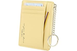 Cynure Women's 8 Cards Slim Minimalist Card Holder Coin Changes Purse Front Pocket Wallet B07VXC7YQ8