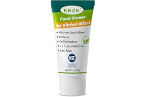 KEZE Food Grade Lubricant Grease Espresso Machine Grease Sanitary Lubricant for Mixer, Meat Slicers, Ice Cream and Coffee Machine,Water Filters O Rings Lube Prevent Wear and Rust 30g Each, 1-Pack